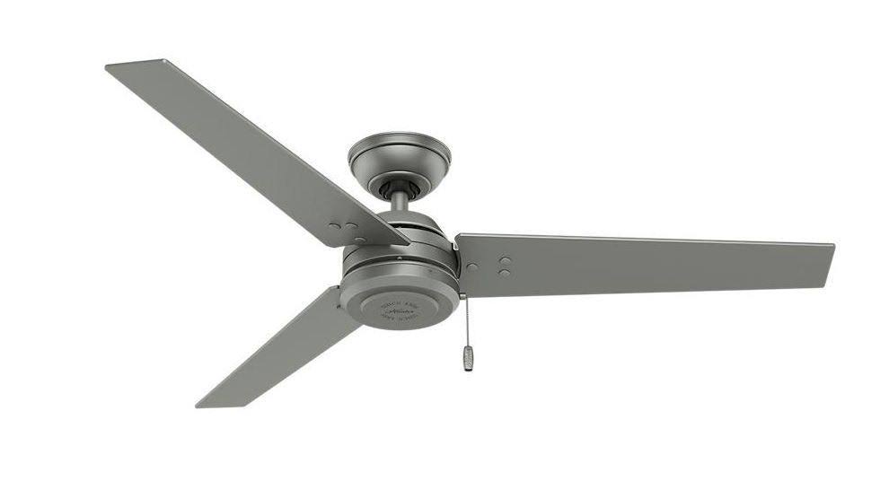 Hunter Cassius 52" Ceiling Fan Matte Silver